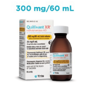 Quillivant XR methylphenidate 300mg/60ml x 1Pack